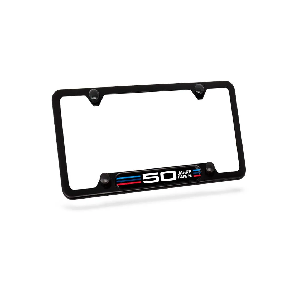 thumbnail image 2 of Genuine BMW M Performance License Plate Holders (EU Size) - 2x, Gloss Black 2 of 5